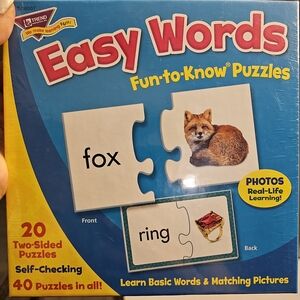 Easy Words Puzzle Set